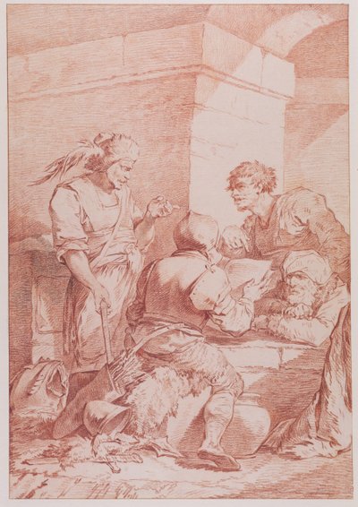 Corps de Garde (Barbarians Defeated by a Book) by Philippe Jacques de Loutherbourg